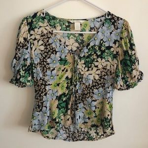 H & M Floral Blouse